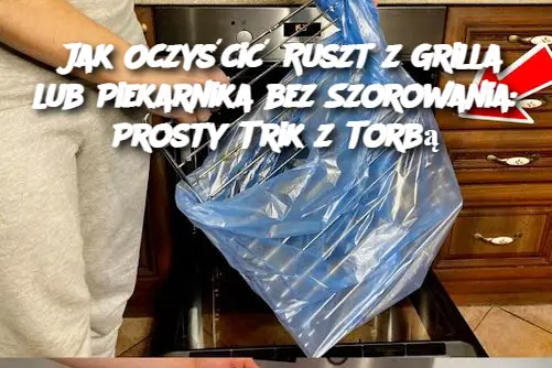 Jak Oczyścić Ruszt z Grilla lub Piekarnika bez Szorowania: Prosty Trik z Torbą