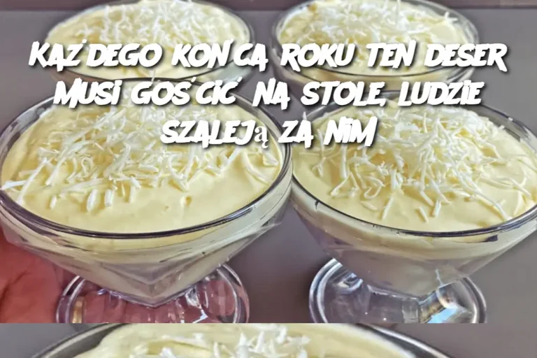 Każdego końca roku ten deser musi gościć na stole, ludzie szaleją za nim