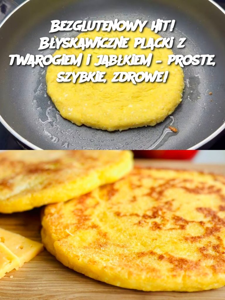 Błyskawiczne Placki z Twarogiem i Jabłkiem