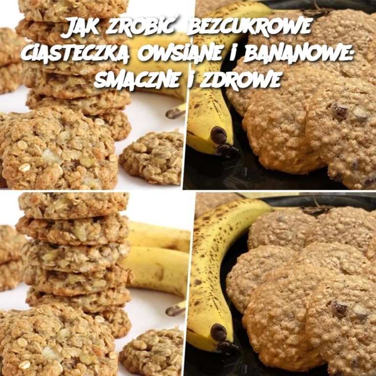 Jak zrobić bezcukrowe ciasteczka owsiane i bananowe: smaczne i zdrowe