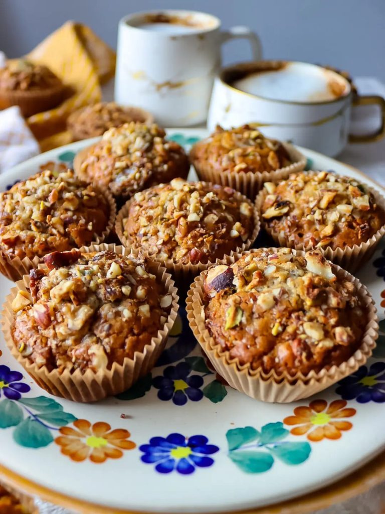 Ekspresowe muffinki z marchewką i orzechami