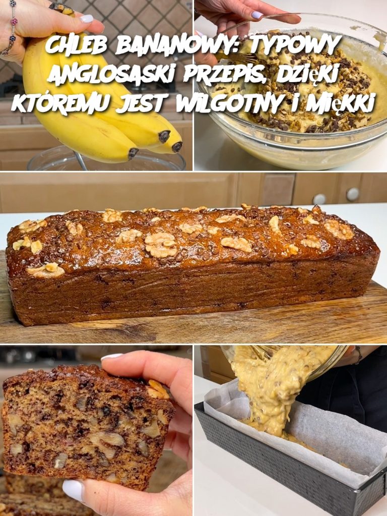 Chleb bananowy – Wilgotny i miękki przepis anglosaski