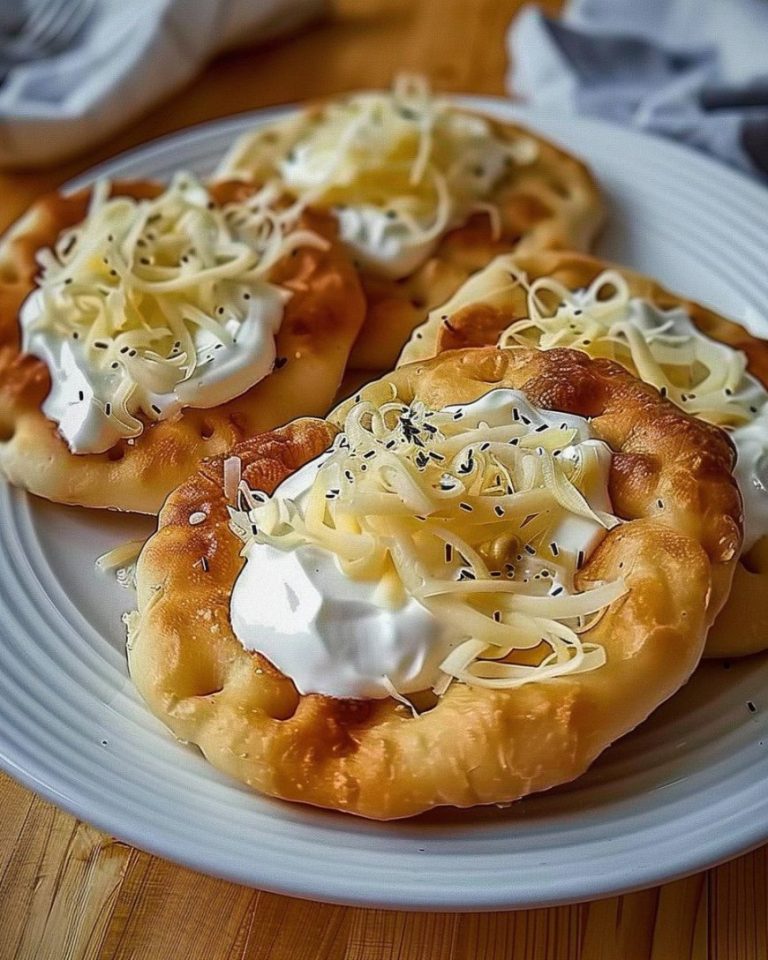 Lángos z Czosnkiem: Węgierska Rozkosz w Każdym Kęsie!