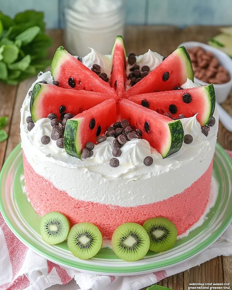 Watermelon Cake Recipe