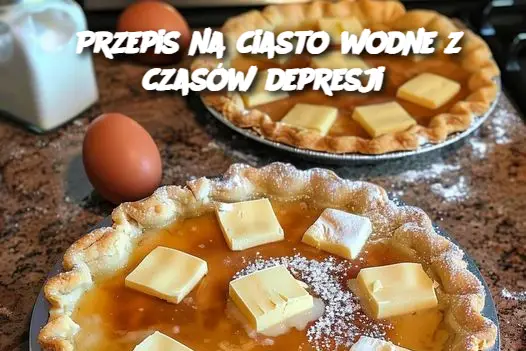 Przepis na ciasto wodne z czasów depresji