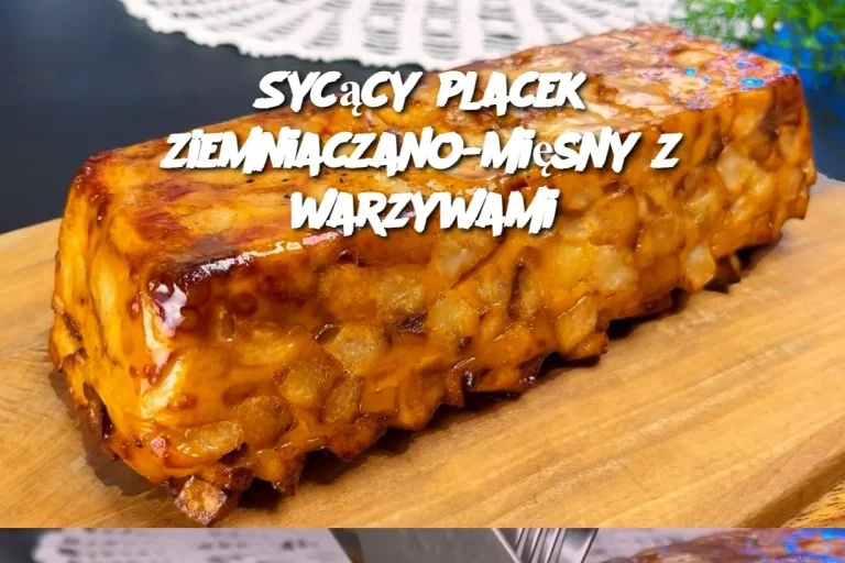 Sycący placek ziemniaczano-mięsny z warzywami