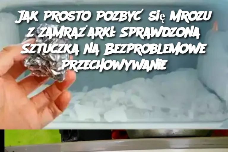 Jak Prosto Pozbyć się Mrozu z Zamrażarki: Sprawdzona Sztuczka na Bezproblemowe Przechowywanie