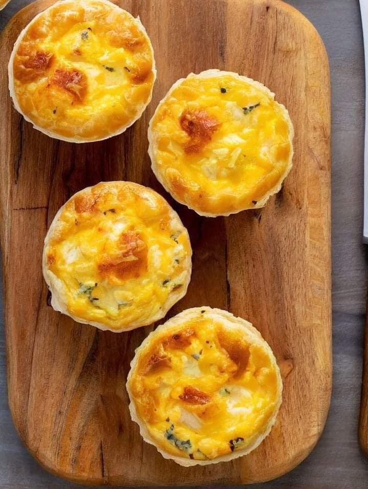 Proste mini quiche z jajek