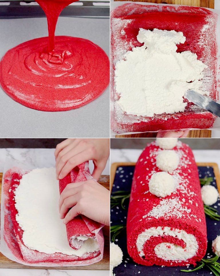 Red Velvet Roll: Przepis na amerykański deser w wersji roll