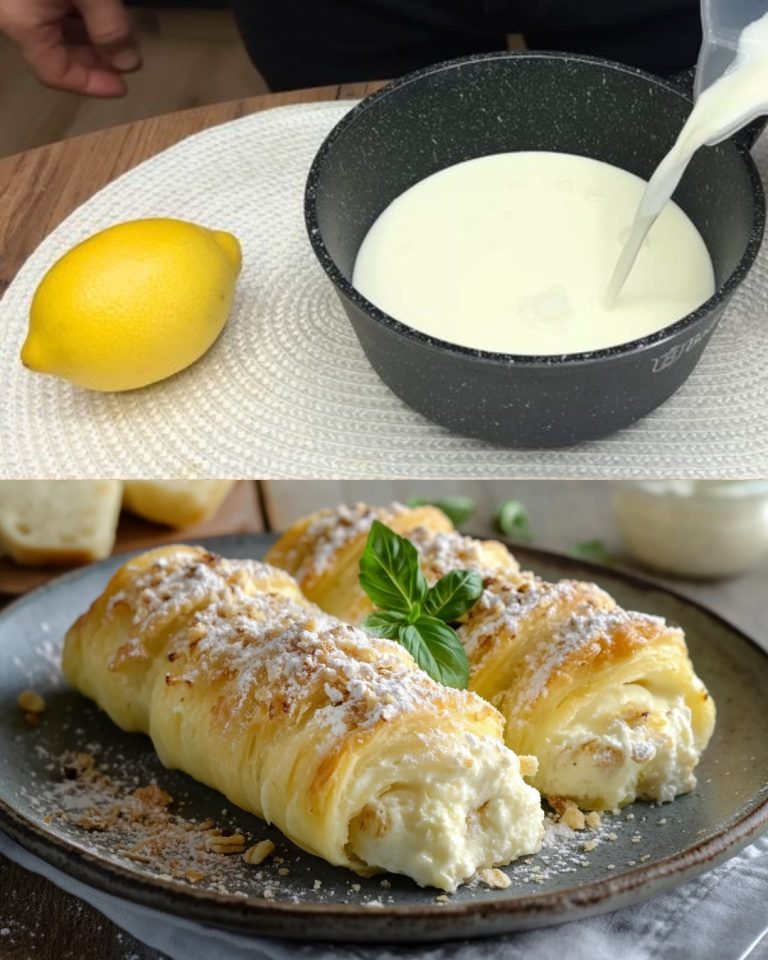 Przepis na włoskie cannoncini z kremem cytrynowym