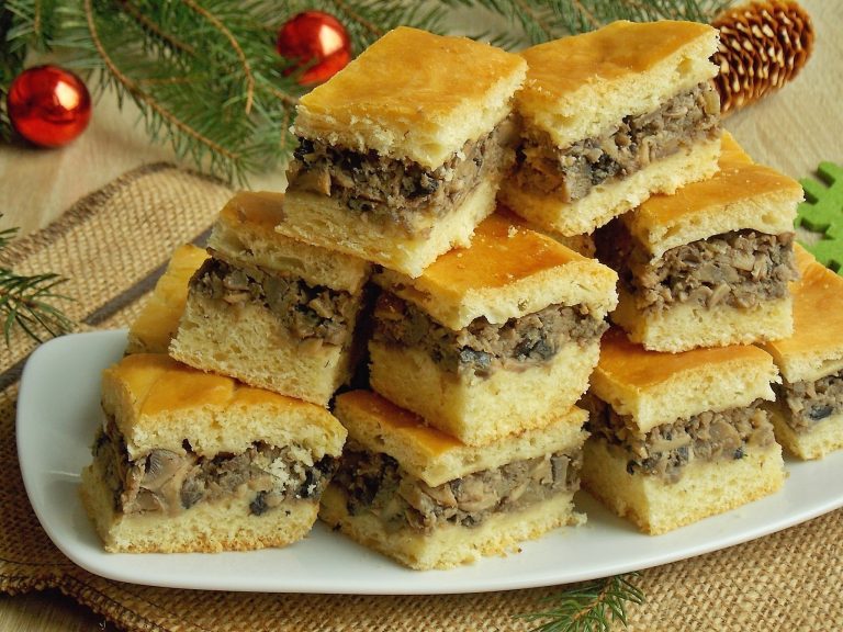 Placek do barszczu z pieczarkami…
