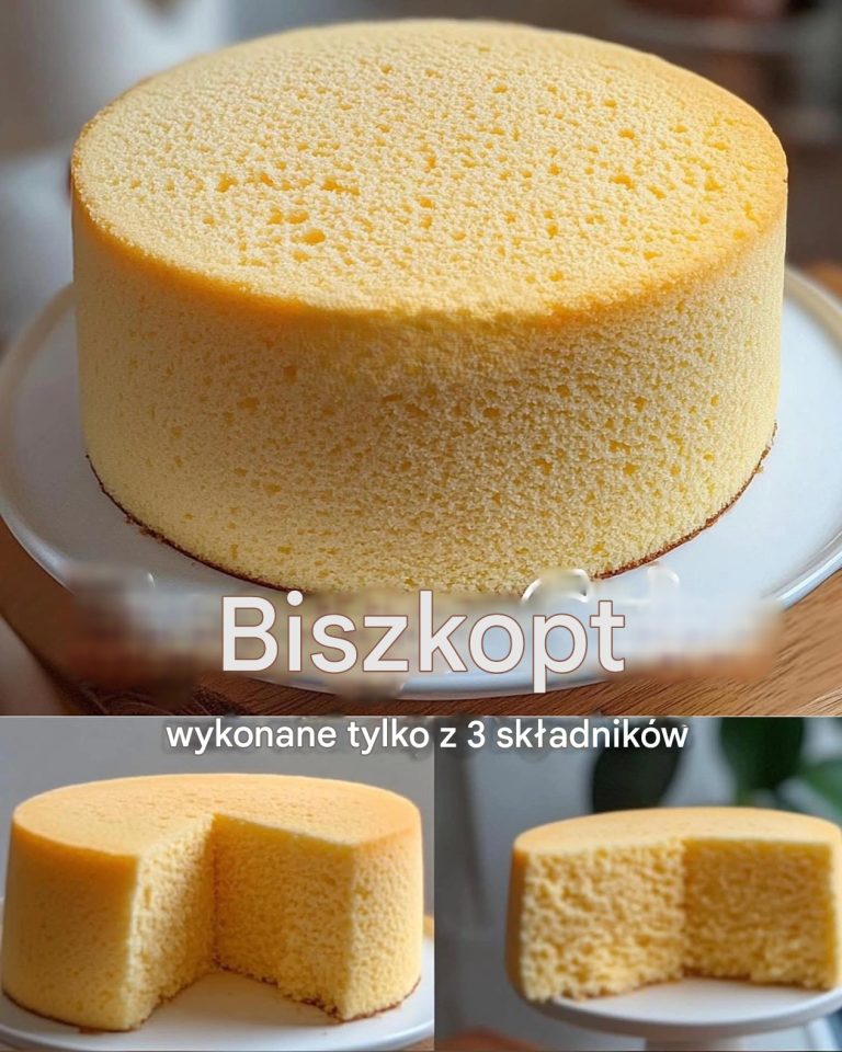 Biszkopt z zaledwie 3 składników