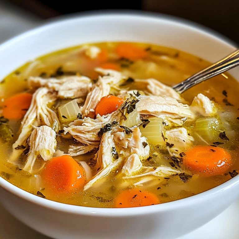 Domowa przeciwzapalna zupa z kurczaka 🍲✨…