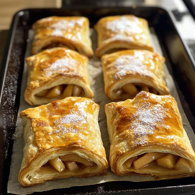 Pyszne roladki z jabłkami gotowe w zaledwie 10 minut!