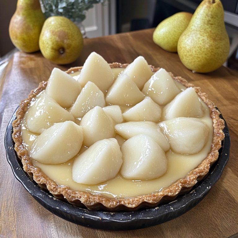 Pyszna tarta z gruszką i mascarpone