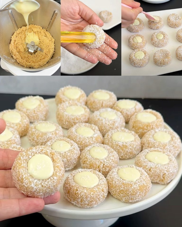 Biscotti kokosowe bez piekarnika