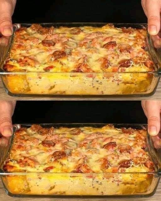 Lasagne z kurczakiem Cordon Bleu