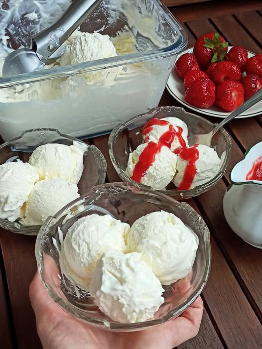 Domowe lody 3-składnikowe