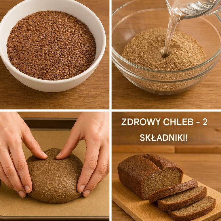 Zdrowy chleb z 2 składników! BEZ mąki, BEZ cukru, BEZ drożdży, BEZ jajek