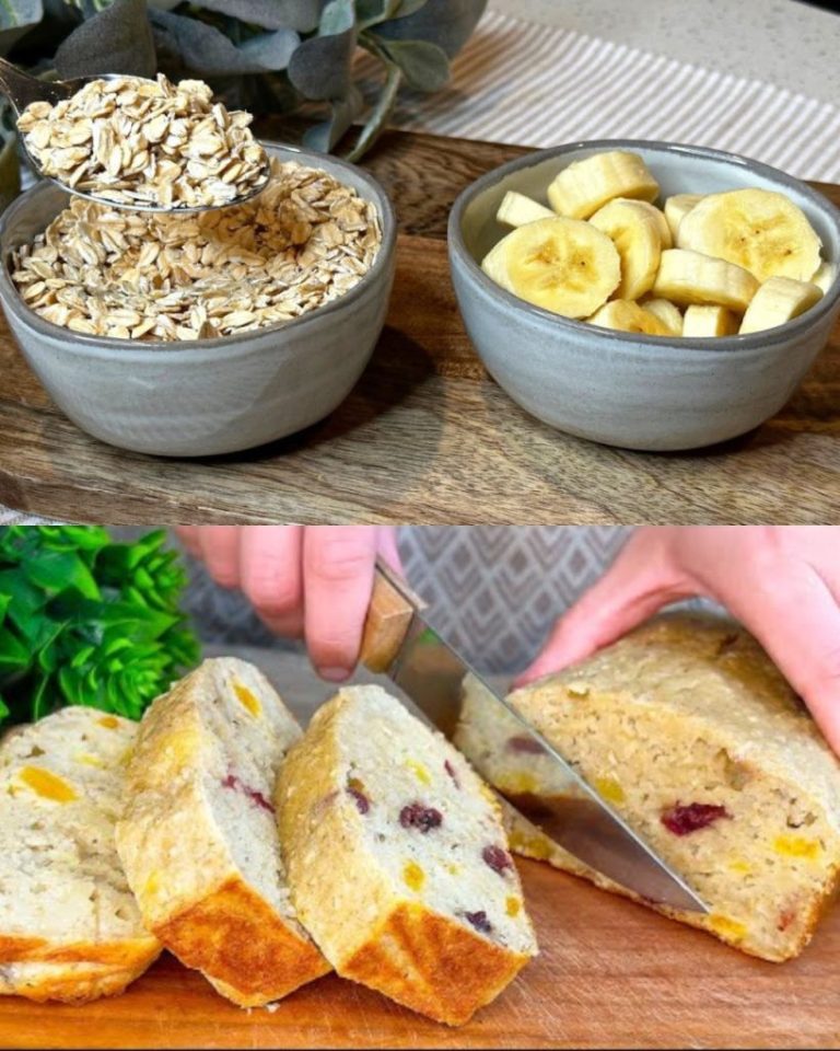 Talerz śniadaniowy z bananami i owsianką