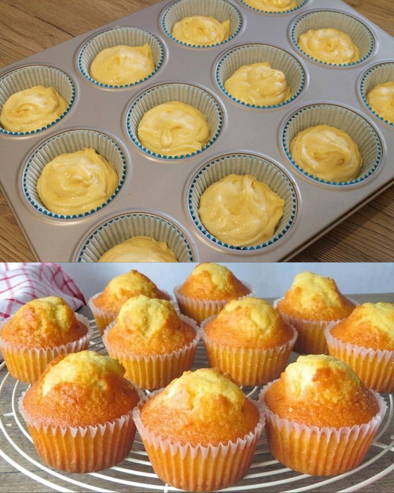 Najsmaczniejsze muffinki jakie kiedykolwiek upiekłam, muffinki twarogowe z budyniem waniliowym