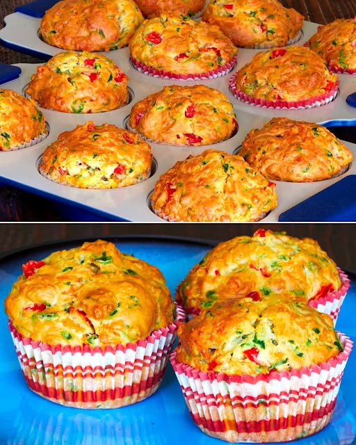 Pikantne muffinki warzywne: zbyt pyszne, żeby nie spróbować!