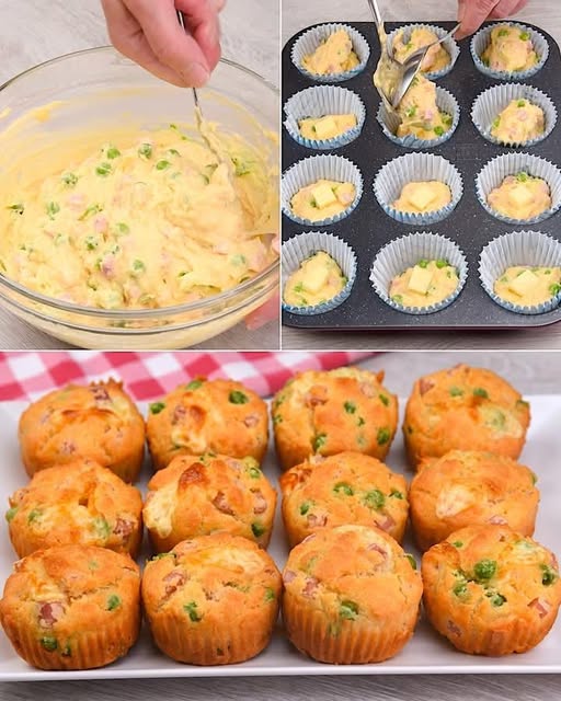 Pikantna muffinka z groszkiem: idealna na smaczną przystawkę!
