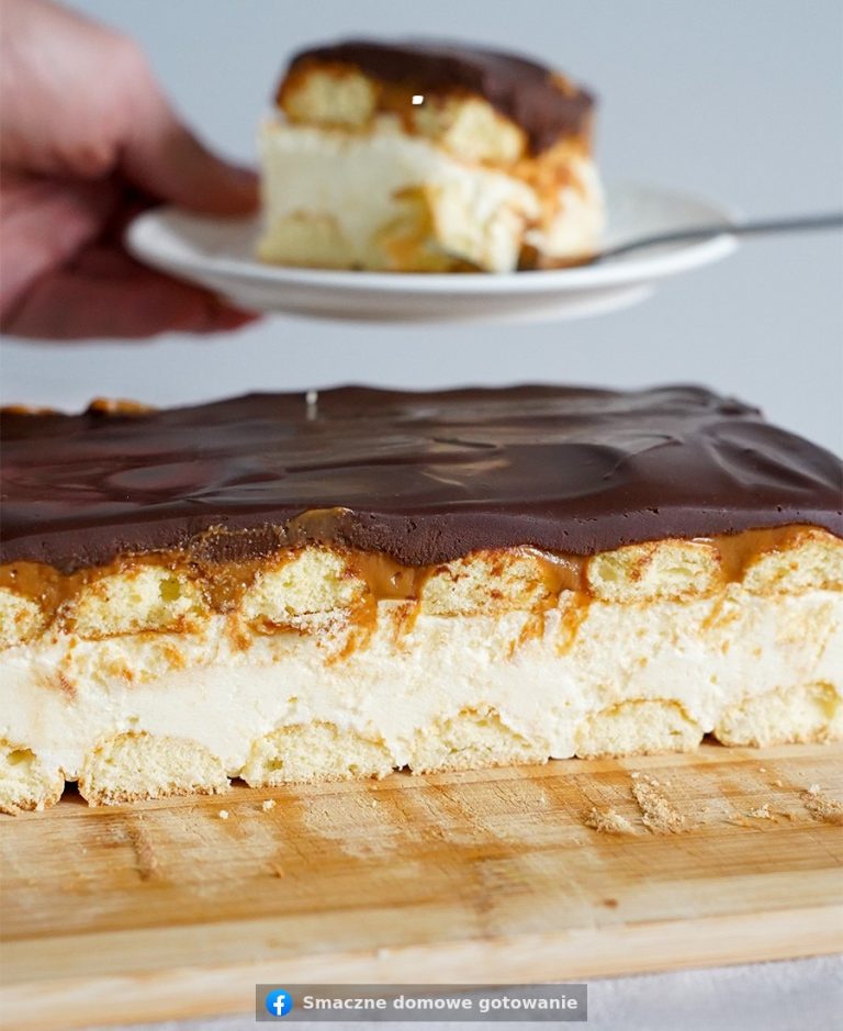 Ciasto Twix bez pieczenia