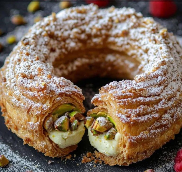 Paris-Téhéran: Wspaniała wersja klasycznego Paris-Brest z pistacjami i malinami