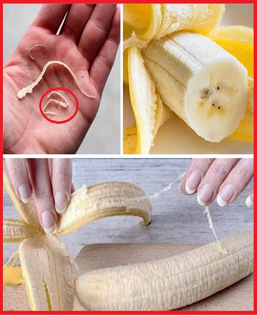 Temu właśnie celowi służą drobne nitki na bananach