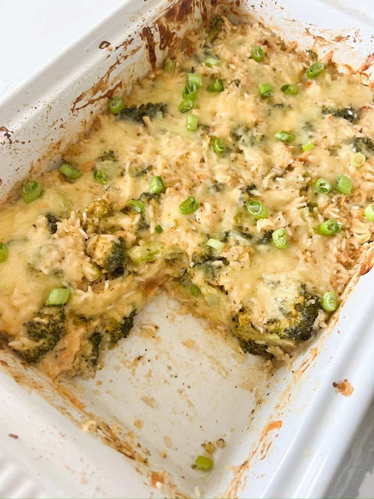 Zdrowsza zapiekanka brokułowa z serem cheddar (bezglutenowa)